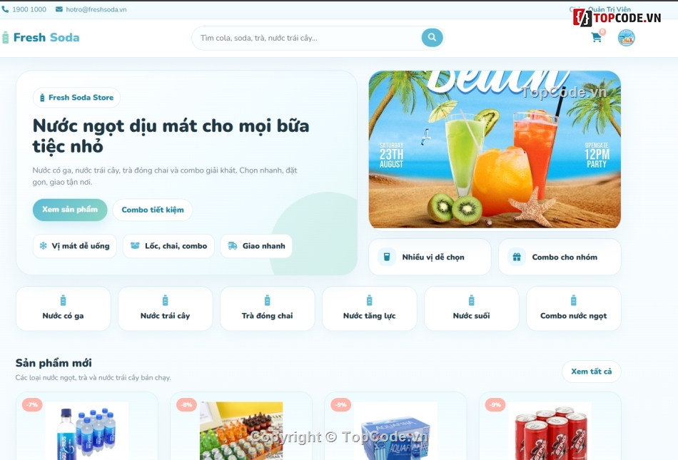 nước ngọt,web bán nước ngọt,web nước ngọt